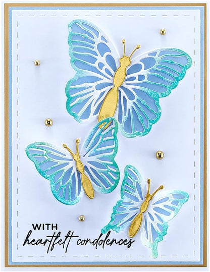 SPELLBINDERS PAPERCRAFTS, INC SPELLBINDRS Designer Deli BFLY, Bronze