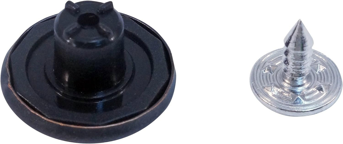 SINGER 00841 Jean Buttons Kit, 8 Sets with Tool Blue