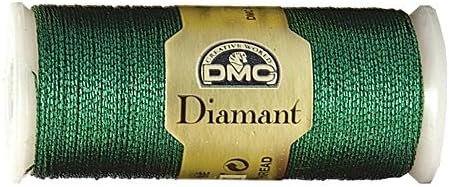 DMC Diamant Metallic Needlework Thread, 38.2-Yard, Green Emerald