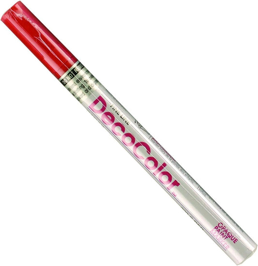 UCHIDA 200-C-2 Marvy Deco Color Fine Point Paint Marker, Red