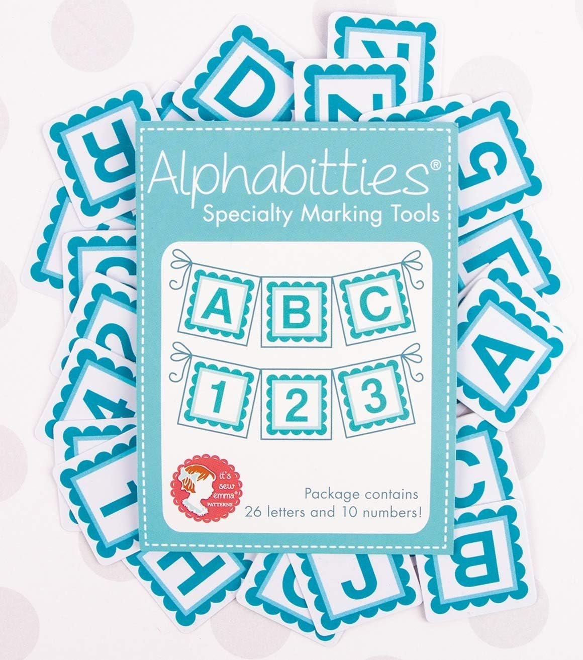 Blue Alphabitties Specialty Marking Tools by It's Sew Emma ISE707
