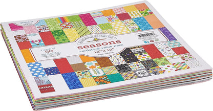 DOODLEBUG 5719 Value Kit Cardstock 12"X12", 50 Sheets