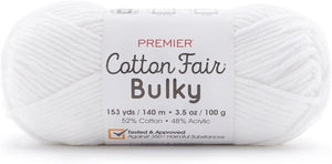 Premier Cotton Fair Bulky, Cotton Acrylic Blend, Bulky Weight 2081-03 Daffodil