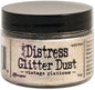 Ranger TDR49753 Vintage Platinum Tim Holtz Distress Glitter Dust 50G, Gold
