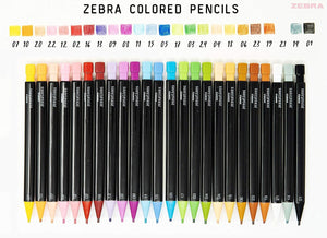 Zebra Pen Zensations Mechanical Colored Pencils, 2.0mm Point Size, Assorted Colored Lead, 24-Count