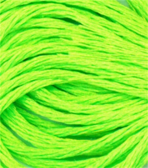 DMC 317W-E990 Light Effects Polyster Embroidery Floss, 8.7-Yard, Neon Green