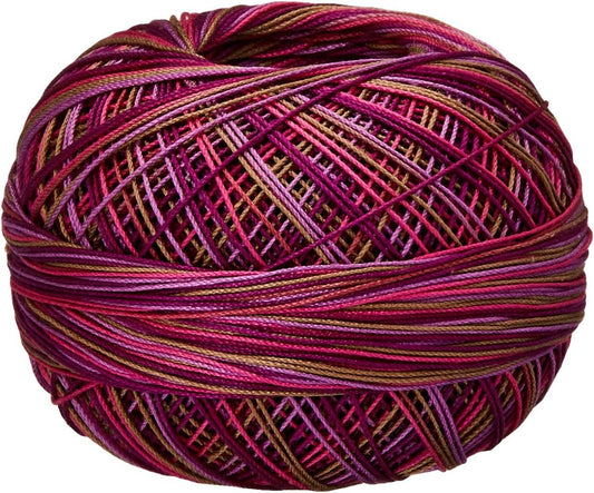 Handy Hands Size 20 HH20 Lizbeth Cotton Thread 210 yds 25 Grams, Vineyard Harvest