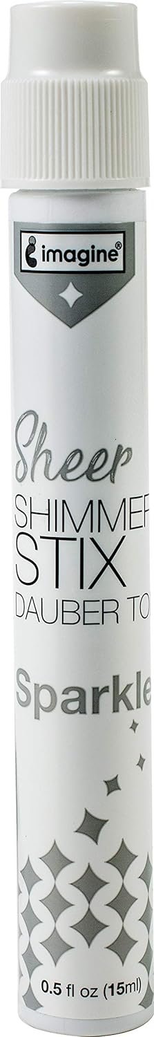 Imagine Sheer Shimmer Stix W/Dauber Top .5fl oz-Sparkle