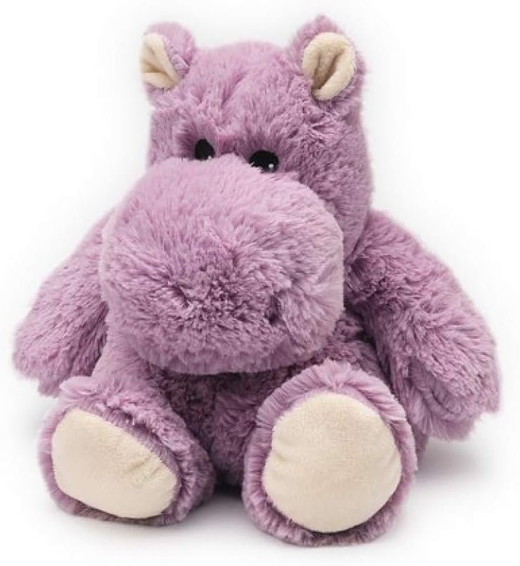 warmies Intelex Hippo Junior Cozy Plush Heatable Lavender Scented Stuffed Animal