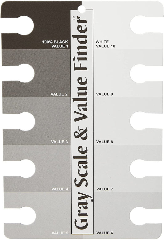 Color Wheel. 245557 3505 Gray Scale and Value Finder