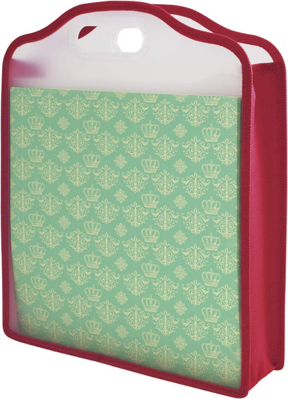 Storage Studios Expanding Paper Folio for 12 x 12 Sheets, 15.75 x 13 x 3 Inches, Color May Vary, CH93391