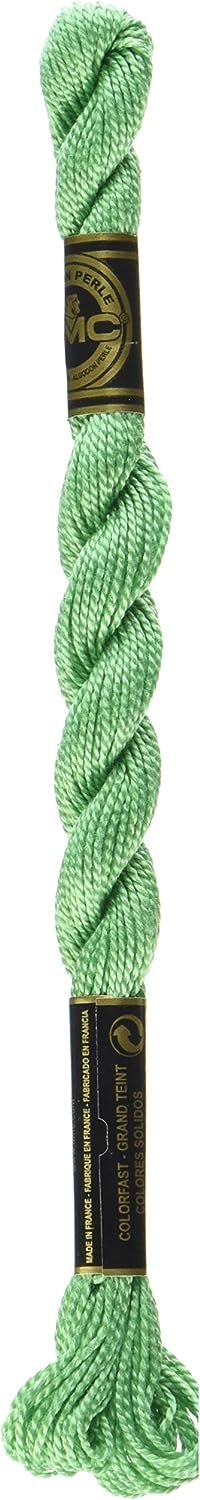 DMC 115 5-913 Pearl Cotton Thread, Medium Nile Green, Size 5