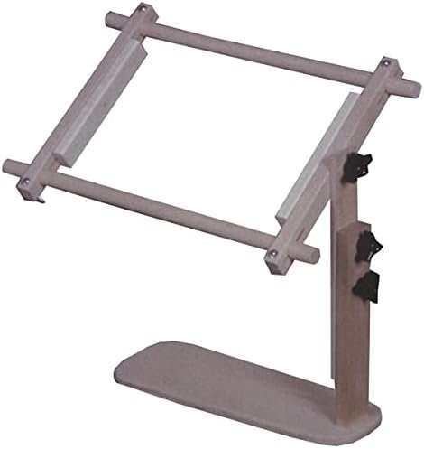 Frank A. Edmunds Sit-On Needlework Frame, 9" x 18", 2941,Light brown