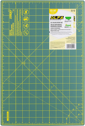 OLFA 9880 RM-CG 12-Inch x 18-Inch Self-Healing Double-Sided Rotary Mat