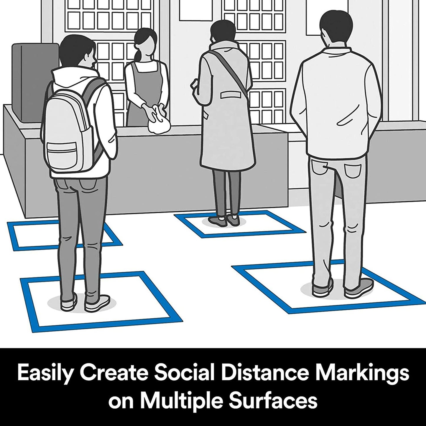 ScotchBlue Original Multi-Surface Painter's Tape, .70 inches x 60 yards, 2090, 1 Roll