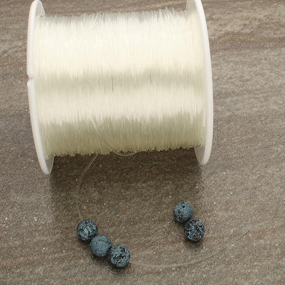 Stretch Magic Bead & Jewelry Cord - Strong & Stretchy, Easy to Knot - Clear Color - 0.7mm diameter - 100-meter (328 ft) spool - Elastic String for making beaded jewelry