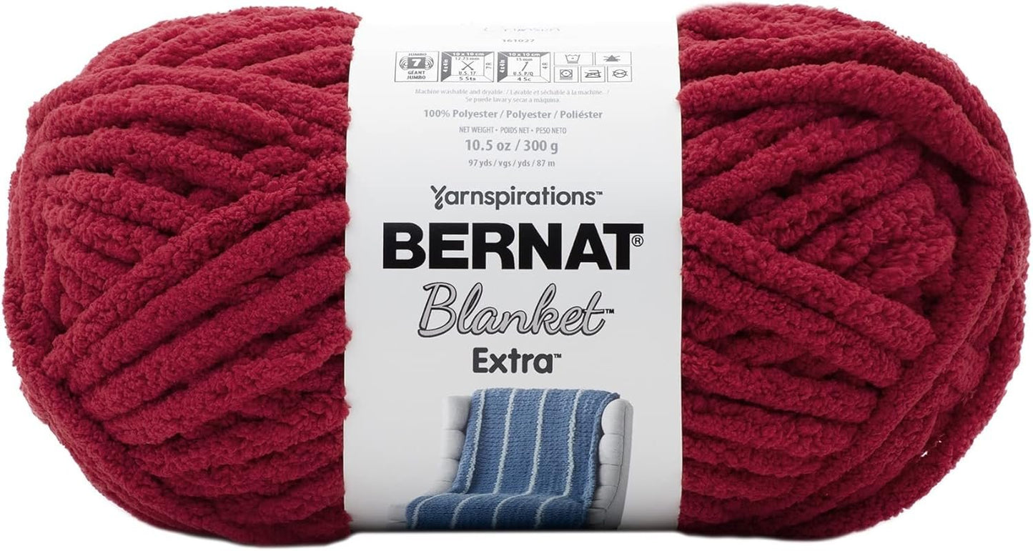 Bernat Crimson Yarn Blanket Extra