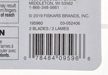 Fiskars Personal Paper Trimmer Replacement Blades-2PK