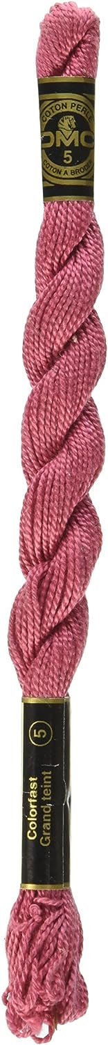 DMC 115 5-3731 Pearl Cotton Thread, Very Dark Dusty Rose, Size 5