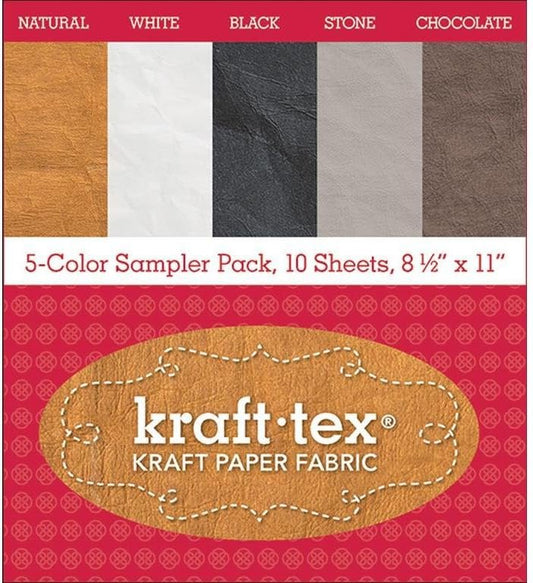 C&T Publishing Fab PackAstd C&T Kraft Tex Paper Fabric Sampler Pack 0.5 Inches