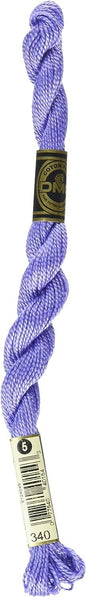 DMC 115 5-340 Pearl Cotton Thread, Medium Blue Violet, Size 5
