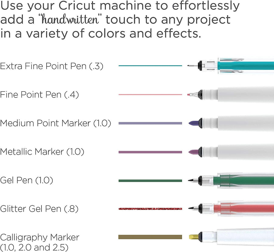 Cricut Fine Point Pen Set, Tapestry, Multicolor