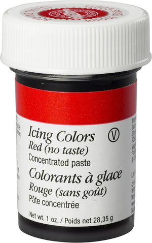 Wilton No-Taste Red Icing Color, 1 oz. - Red Food Coloring