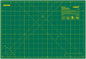 OLFA 12" x 18" Self Healing Rotary Cutting Mat (RM-CG) - Double Sided 12x18 Inch Cutting Mat with Grid for Quilting, Sewing, Fabric, & Crafts, Designed for Use with Rotary Cutters (Green)