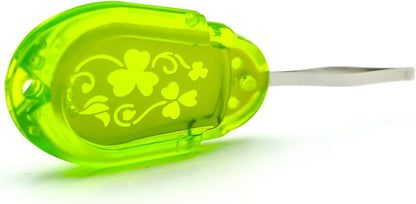 Clover 8611 Needle Threader for Embroidery Needles-Apple Green