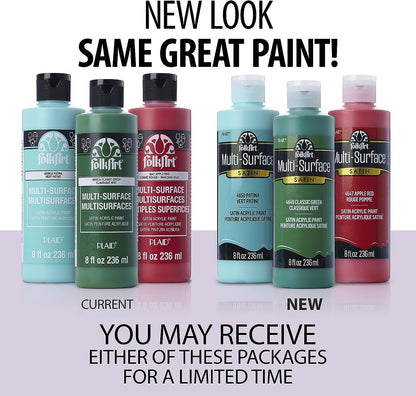 FOLKART Multi-Surface Paint, 8 oz, Metallic K Gold