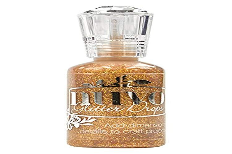 TONIC STUDIOS Nuvo Glitter Drops 1.1Oz-Golden Sunset, Golden Sunset