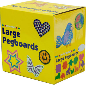 Perler Beads Large Fuse Bead Pegboards, 18pcs