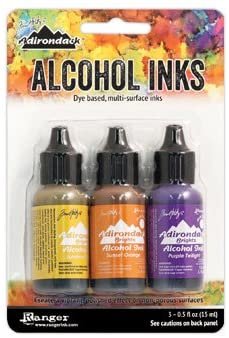 Tim Holtz Adirondack Alcohol Ink Bundle | Summit View and Retro Cafe Ink Set