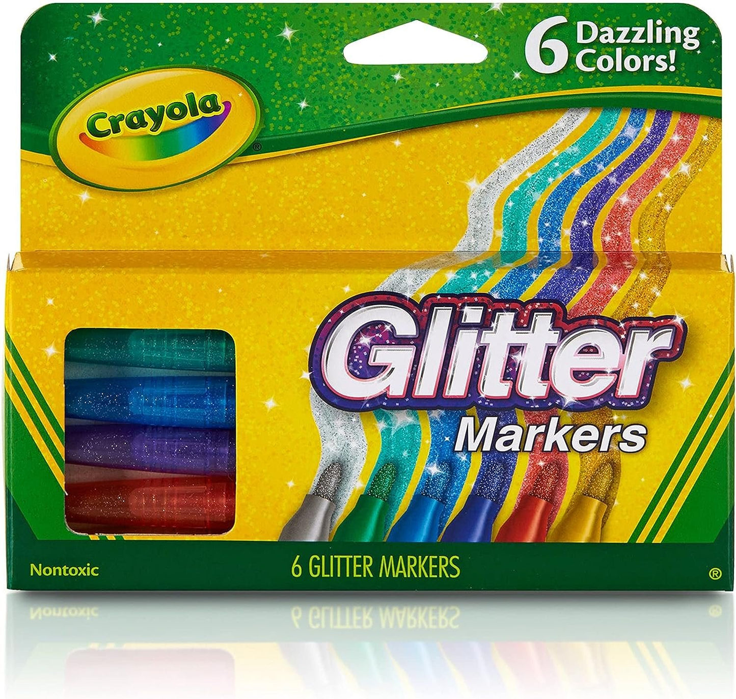 Crayola Glitter Markers 6ct