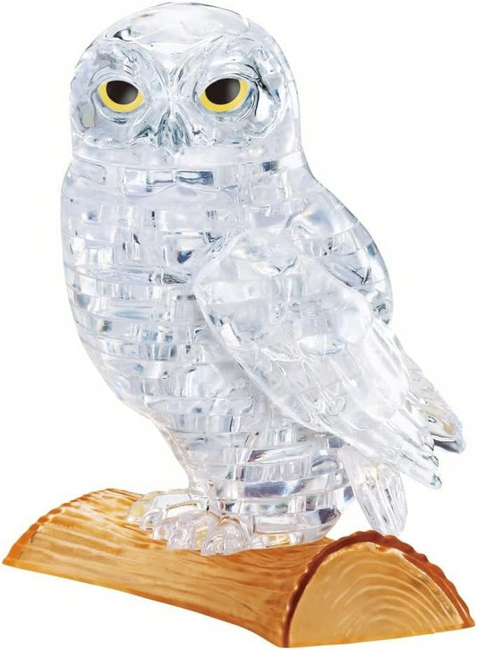 BePuzzled | Owl Original 3D Crystal Puzzle, Ages 12 and Up, Clear