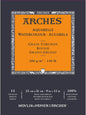 Arches Watercolor Paper 140 lb. Rough 12 Sheet Pad 9x12"