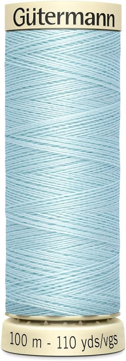 Gutermann 100P-203 Sew-All Thread 110 Yards-Light Blue