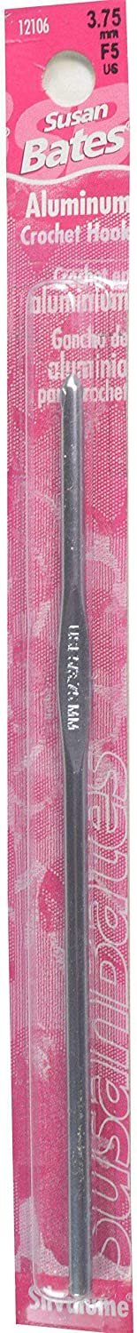 Susan Bates Silvalume 5.5" Crochet Hook (US H, 5.0 mm Hook)