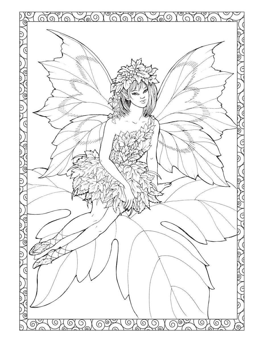 Adult Coloring Enchanted Fairies Coloring Book (Adult Coloring Books: Fantasy)