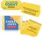 Cheesy Jokes and Corny Jokes - Dad Joke Lunchbox Joke Cards – Perfect Gag Gifts for Kids & Adults, Funny Prank Gifts for Men & Women, Unique Christmas & Halloween Gag Gifts and Word Teasers