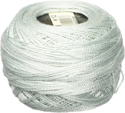 DMC 116 12-928 Pearl Cotton Thread Balls, Very Light Gray, Size 12