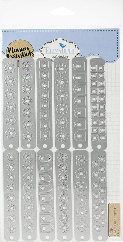 ELIZABETH CRAFT DESIGNS ELIZABETH CRAFT DIE PLNNR REIN, Decorative Planner Page Reinforcements