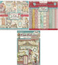 Stamperia International Alice Through The Looking Glass - 8 x 8 Decorative Paper Pad, Backgrounds & Cards - 3 Items
