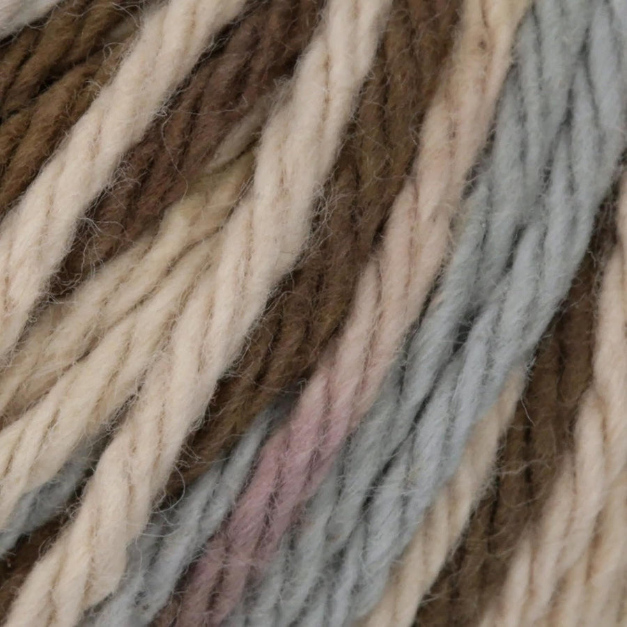 Lily Sugar'n Cream Super Size Ombres Yarn, 3 oz, Earth Ombre, 1 Ball