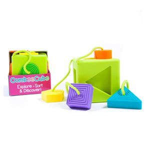 Fat Brain Toys Oombee Cube Sorter, Tactile Toy for Toddlers