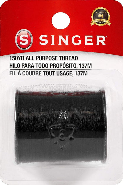 Singer 150-yard All Purpose Polyester Thread, 1-Pack, White