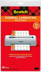 Scotch Brand Thermal Laminating Pouches, 8.9 x 14.4-Inches, Legal Size, 20-Pack (TP3855-20)