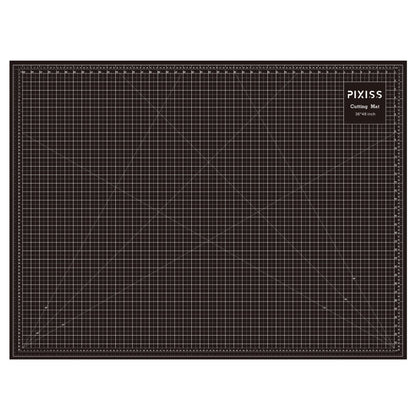Pixiss Self-Healing Rotary Cutting Mat (48"x36") - Sewing Mat for Fabric, Quilting, and Crafts - Non-Slip Surface, Grid Lines, and Durable Design