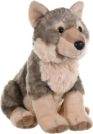 Wild Republic Wolf Plush, Stuffed Animal, Plush Toy, Gifts for Kids, Cuddlekins 12 Inches