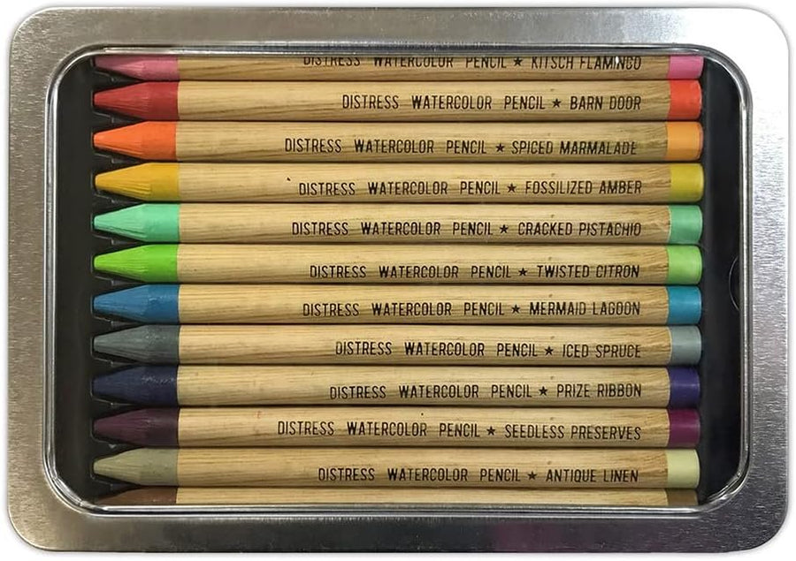 Bundle Tim Holtz Distress® Watercolor Pencils Sets - Sets 1, 2 and 3- TDH76308, TDH76315, TDH76643